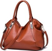 N3 Collecties Pu lederen handtas schouder crossbody tas voor dames