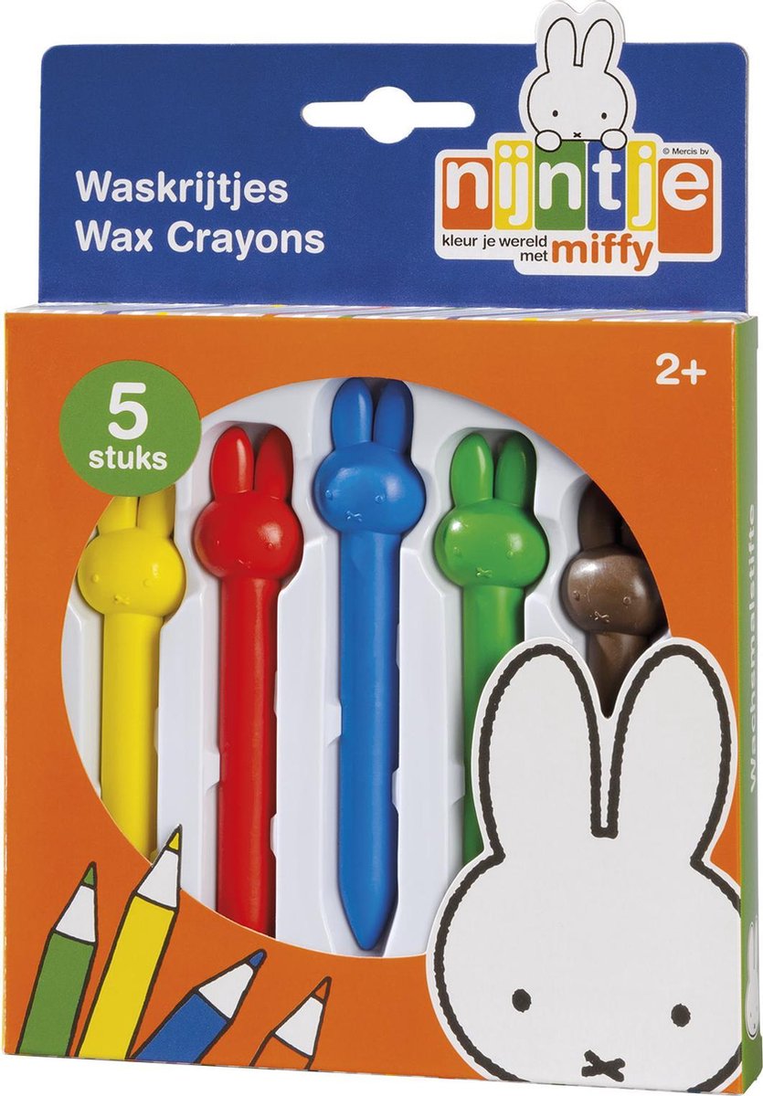 Nijntje junior waskrijtjes, creatief speelgoed tekenen voor peuters - vanaf 2 jaar - cadeautip juniot - Bambolino Toys