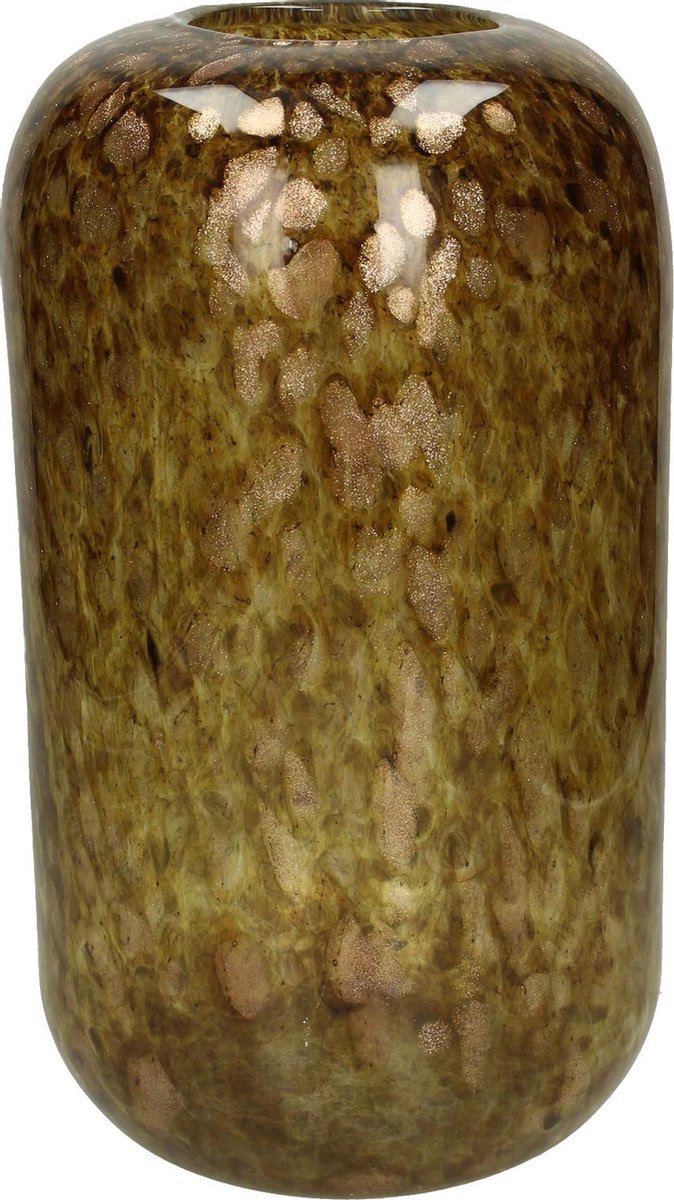 Wants&Needs Vaas Glas Bruin 19 X 19 X 33.5