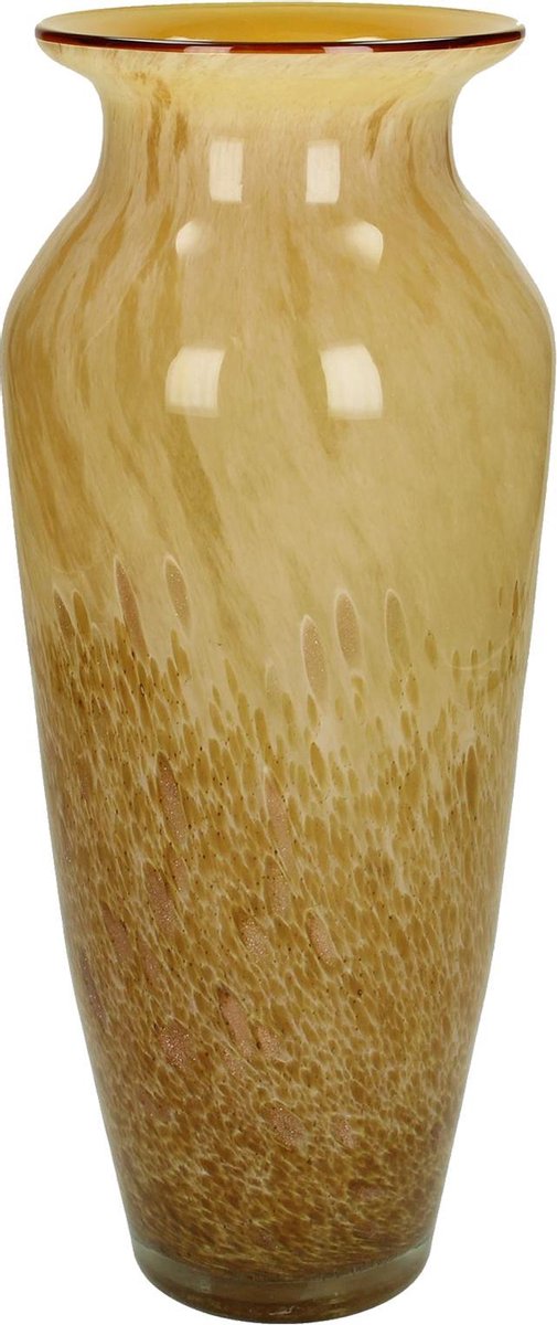 Wants&Needs Vaas Glas Geel 11.5 X 11.5 X 31.5