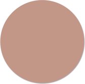 Label2X - Schilderij - Effen Pale Pink Ø - Multicolor - 80 X 80 Cm