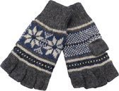 Handschoenen dames halve vingers Thinsulate - 85% wol