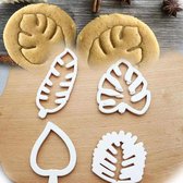 Uitsteekvormpjes voor koekjes - Vier blaadjes - Koekvormpjes