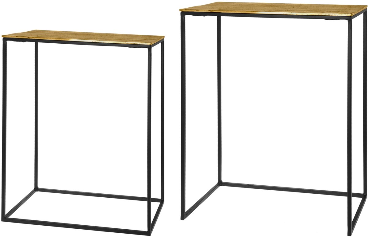 Riverdale - Bijzettafel set Merton koper 66cm - Koper