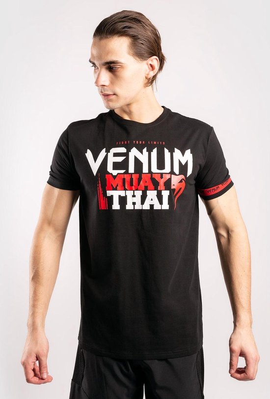 T-shirt Venum MUAY THAI Classic 2.0 Noir Rouge Taille L