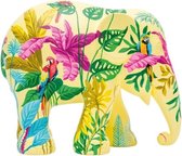 Tropical Foliage 10 cm Elephant parade Handgemaakt Olifantenstandbeeld