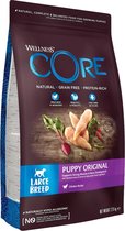Wellness Core Grain Free Large Breed Puppy Kip - Nourriture pour chiens - 2,75 kg