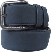 MZ72 - Leren Riem - Belt Soft - Navy