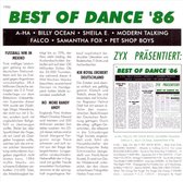 Best Of Dance 1986