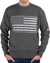 Top Gun Sweatshirt ronde hals US Flag Army
