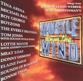 Albumcover met de titel 'Whistle Down the Wind' en een lijst met artiesten zoals Tina Arena, Boy George en Meat Loaf.