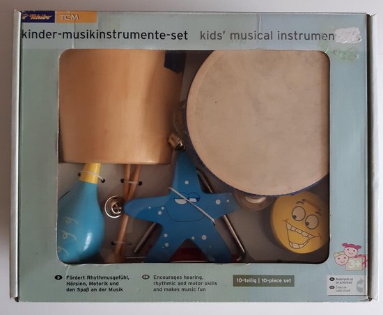 Vriendelijkheid Maak avondeten Speciaal Tchibo - Kinder-Muziekinstrument-Set - 10-delig | bol.com