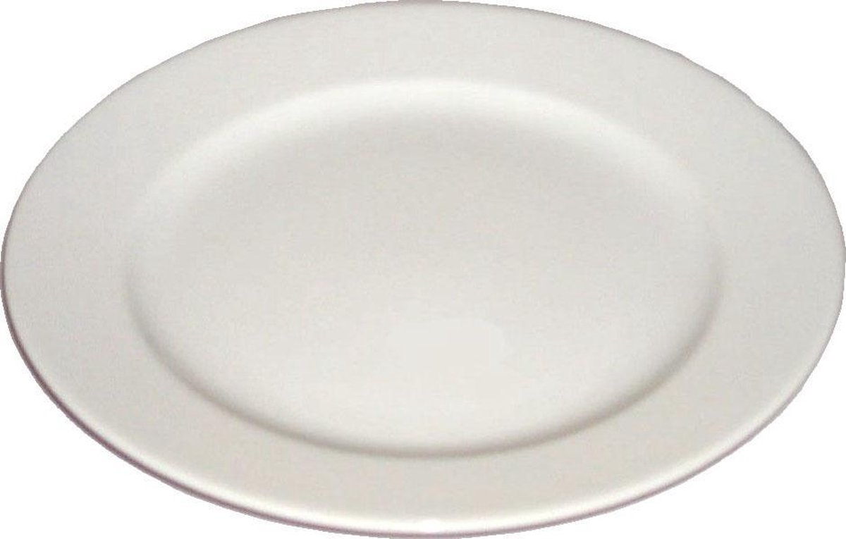 Gural Delta Set 6 Bord 26 cm Wit Porselein 9150