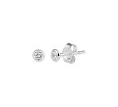 Glams oorknoppen zirkonia - 3 - Zilver