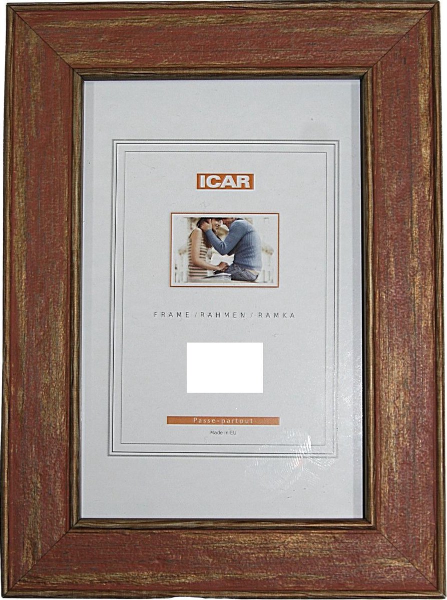 Icar Kunststof Fotolijst Roest Bruin Brian 13x18 cm