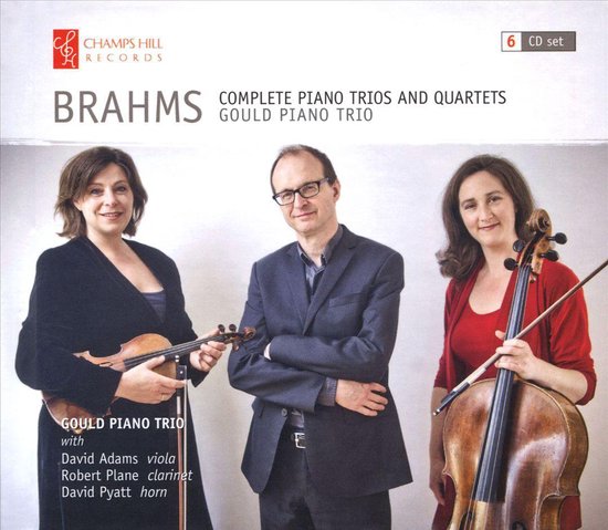 Gould Piano Trio: David Adams (viool), Robert Plane (klarinet) en David Pyatt (hoorn).
