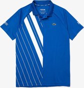 Lacoste Sport Novak Djokovic Tennis Polo Shirt Heren Blauw Wit maat M