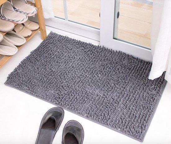 Dolic Badmat Badkamer Ruggenda Rubber Anti-Slip Dunne Badkamer Mat Absorberend Snel Droog Badkleed voor Vloer Badmat Douche Kleed voor Buiten Bad Douche Ruimte