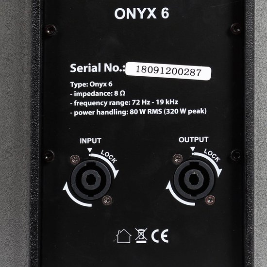 Devine Onyx 6 passieve satellietspeaker 6 inch - Devine