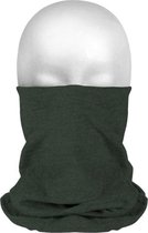 Multifunctionele morf sjaal olijf groen - Gezichts bedekkers - Maskers voor mond - Windvangers