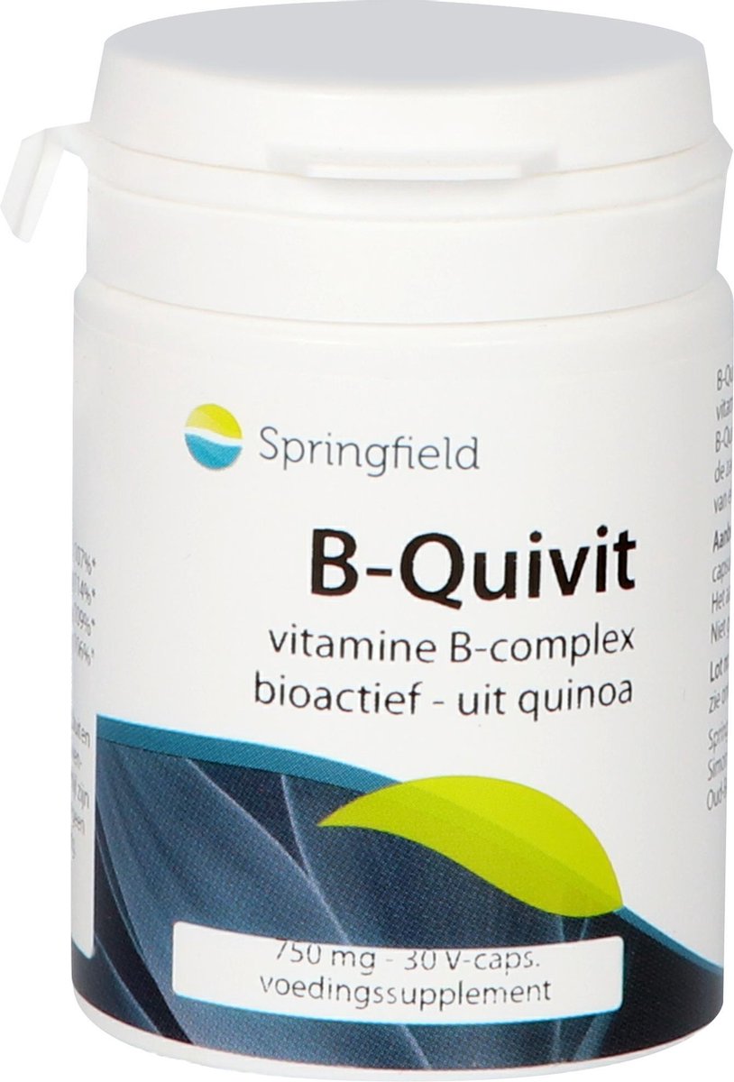 Goedkoopste Springfield B-Quivit B complex 30 Vegetarische capsules