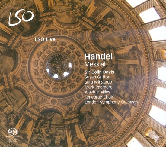 Susan Gritton, Sara Mingardo, Alistair Miles, Tenebrae Choir, London Symphony Orchestra, Colin Davis - Handel: Messiah (2 SACD | DVD)