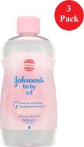3 x 500ml Johnsons XL Baby Oil - Voordeelpakket