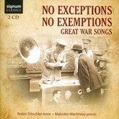 No Exceptions No Exemptions - A Musical Dedication