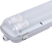 LED T8 TL armatuur IP65 120 cm 4000K  2x18W 4680lm 130lm/W