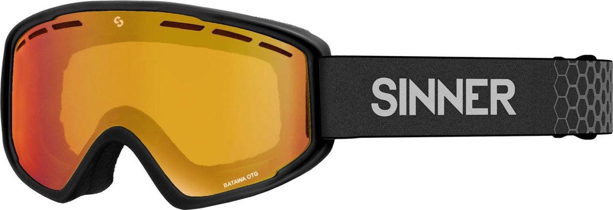 Sinner Sinner Batawa OTG Skibril - Zwart | Categorie 3