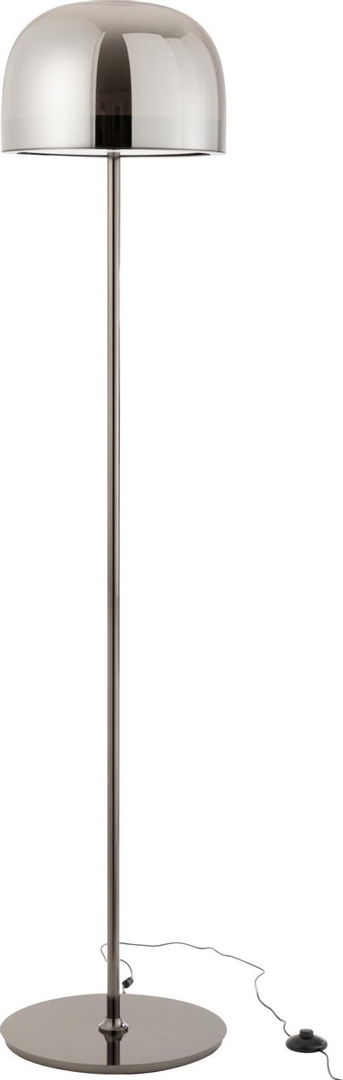 Tall one - Vloerlamp - glas - metaal bronskleurige poot - met schakelaar