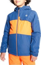 Dare 2b Dare 2b Depend Wintersportjas - Maat 140  - Unisex - licht blauw/oranje