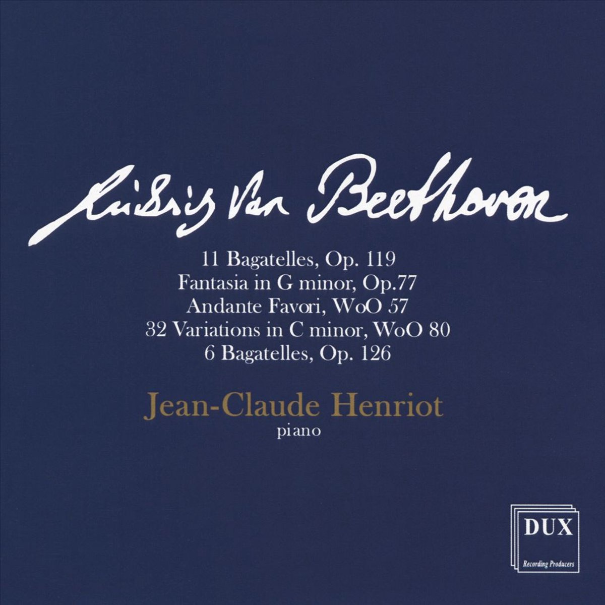 Ludwig Van Beethoven: 11 Bagatelles, Op. 119/...