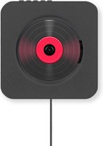 Innvision CD speler met radio en Bluetooth - Retro design - Ook voor kinderen - CD / Radio / USB / AUX / Bluetooth - Zwart