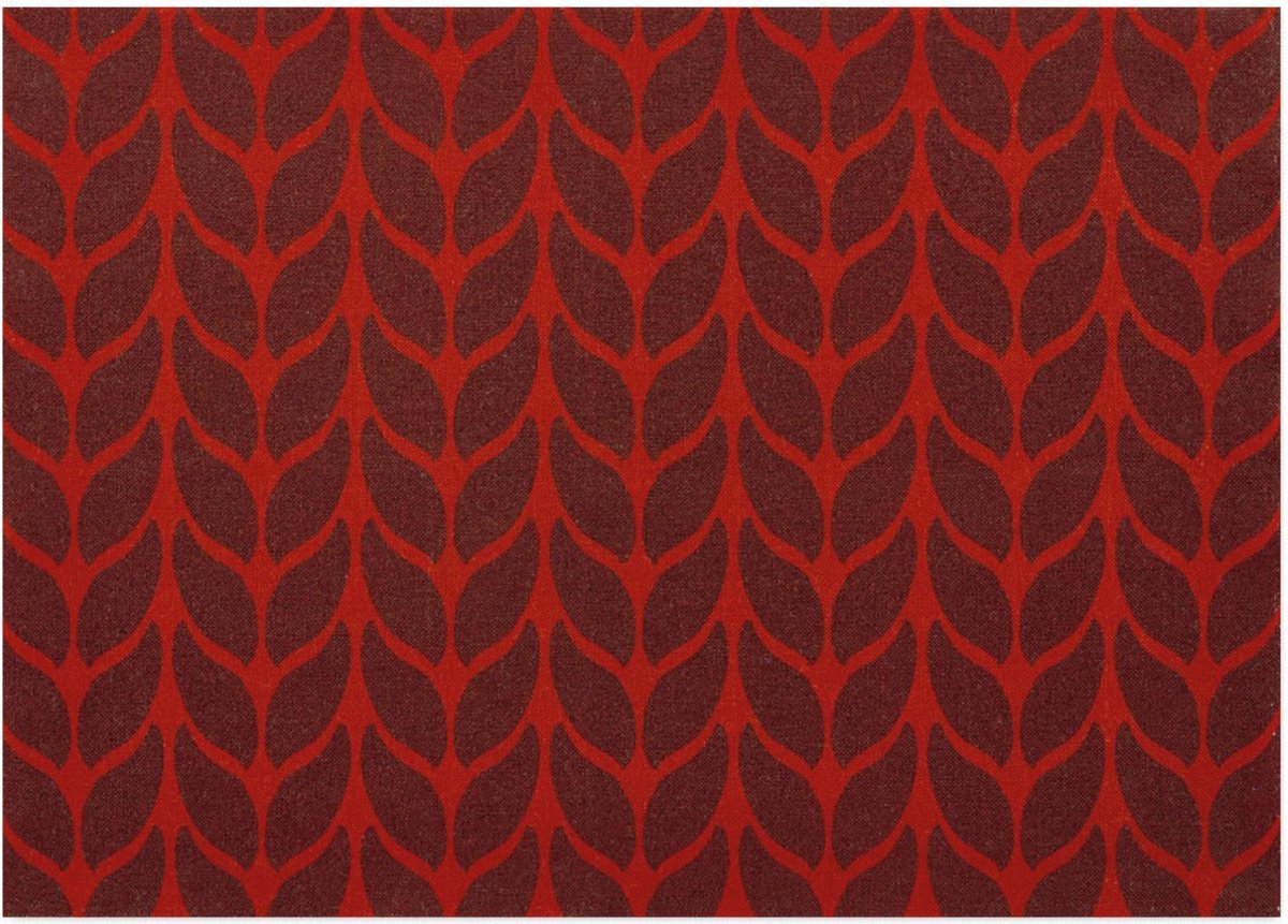 Day Drap - Placemats - Tafeldecoratie - Vuilafstotend - Rood en paars - 45x32cm - 12st