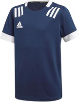 adidas Sportshirt - Maat 140  - Jongens - navy,wit