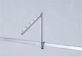 Haak voor Vierkante Stang (Aflopend 30°) - H20cm