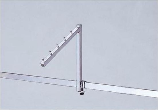 Snelkoppelingen technisch Vervullen Haak voor Vierkante Stang (Aflopend 30°) - H20cm | bol.com