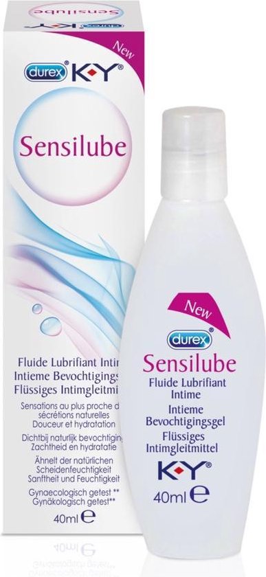 Bol Com Durex Glijmiddel Sensilube Waterbasis 40 Ml