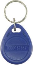 WL4 RFID tags blauw met key ring (10 stuks) met serienummer
