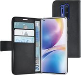 Azuri walletcase - magnetic closure & 3 cardslots - zwart - OnePlus 8 Pro