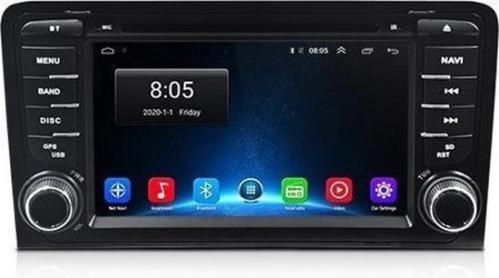 Navigatie radio Audi A3 / RS3, Android, Apple Carplay, 7 scherm, GPS, Wifi,... |