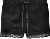 Hunkemöller Dames Shorts Velours Lace - maat L