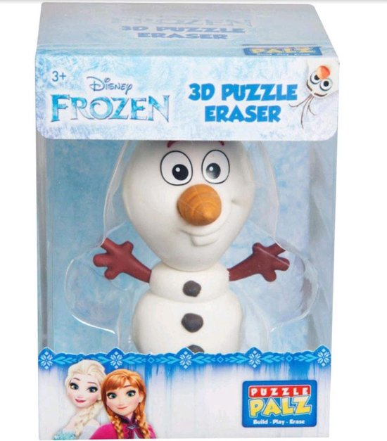 Disney Frozen Olaf figuur 3D Puzzel Gum XL 9x12cm speelgoed - Viros |  bol.com