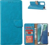 Samsung Galaxy Note 20 - Bookcase Turquoise - portemonee hoesje
