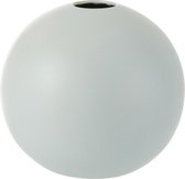 J-Line Vaas Bol Keramiek Mat Pastel Blauw Large