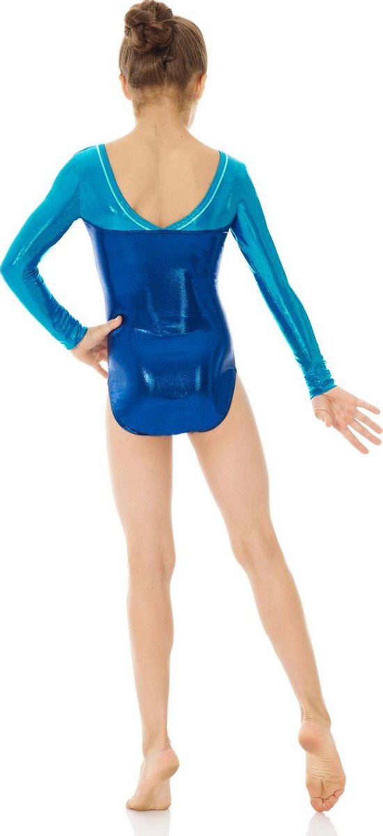 Canadian Leotards Turnpakje gympakjes meisjes blue splash maat 36 Small