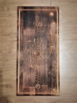 Crown Chakra Totem, Meditation, Wood Carving, Wall Decor, Christmas Gift, Yoga, Engraved, Handmade, Cool Gift, Wall Artwork, Office Gift