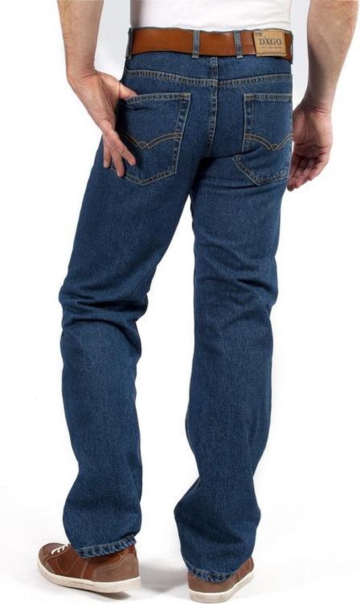 DJX Heren Jeans Model 221 Regular - DarkStone - W34 X L34
