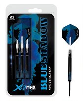 XQMax - Blue Shadow - darts - 21 gram - dartpijlen - 80% tungsten - steeltip - Blueshadow